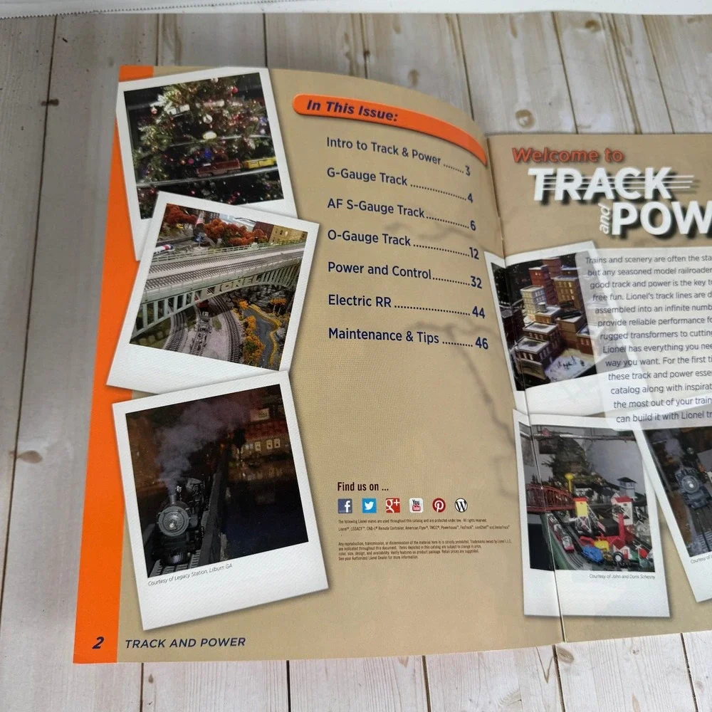 Lionel Track and Power 2014-2015 Model Train Catalog Guide Layouts